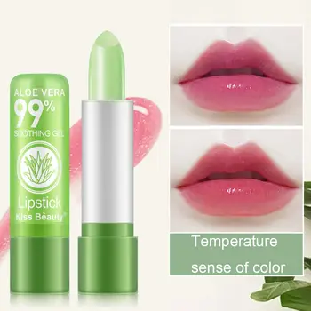 

Aloe Temperature Color Change Lip Cream Long Lasting Nourishing Lipstick Makeup
