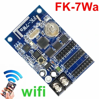 

FK-7Wa wifi led control card 384x32 ,256x48 pixels support pad ,Android phone sending for P10 LED lintel sign display