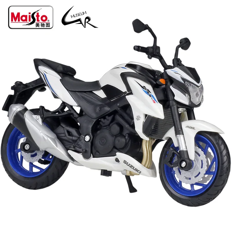 

Maisto 1:18 Suzuki GSX-S750 ABS Metal Diecast Scale Model Motorcycle Kit Display Collections Gift Toy
