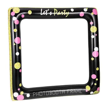 

Inflatable Frame Photo Booth Props Selfie Picture Frame Party Supplies for Birthday Bridal Shower Baby Shower Wedding Party