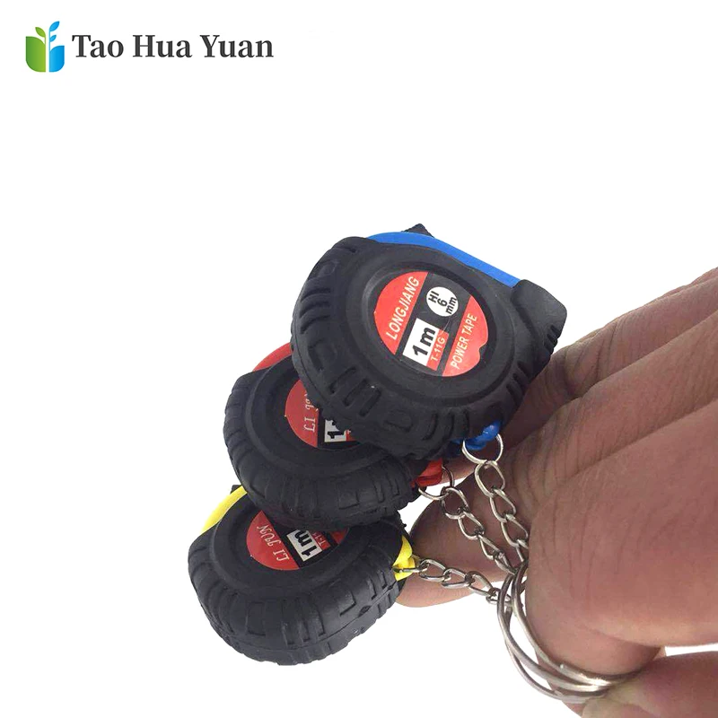 1m Retractable Ruler Tape Measure Key Chain Mini Pocket Size