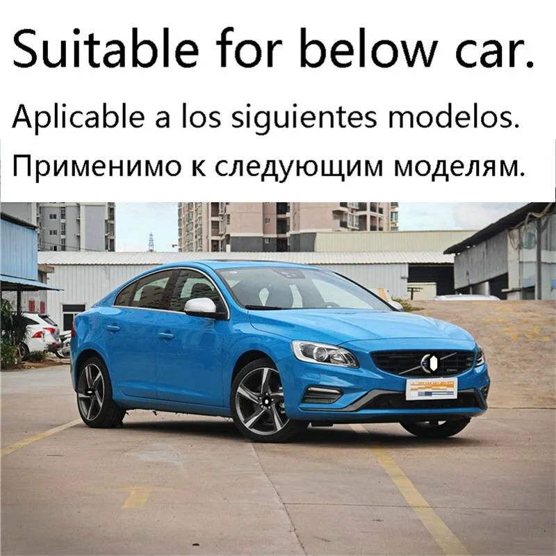 Автомобильные декоративные модифицированные автомобильные задние панели, педаль, внешняя отделка, украшение, аксессуар 14 15 16 17 18 19 для Volvo S60