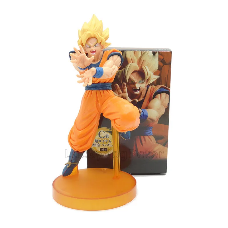 B Original Box Dragon Ball Android Battle Ver. Фигурка Гоку 1/8 масштабная окрашенная фигурка Супер Saiyan Son Goku ПВХ фигурка игрушка Brinquedos - Цвет: B Original Box
