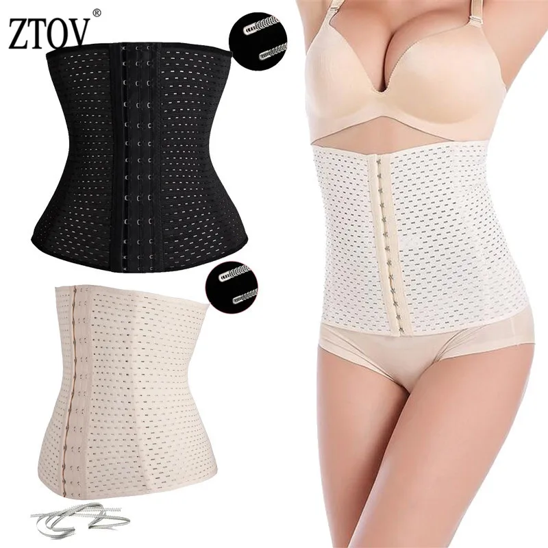 ZTOV-corset moulant de grande taille | Corsets de formation à la taille noirs, corset moulant et sexy, pour femmes venant d'accoucher