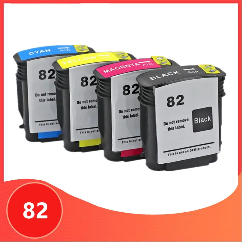 Сменный чернильный картридж для HP 82 82XL hp CH565A Designjet 10ps 120nr 20ps 500 500Plus 500ps 50ps 510 800 800ps 815