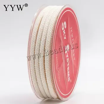 

4mm 2m/Spool Waxed Cord Rope Waxed Thread Cord String Strap Necklace Rope For Jewelry Making Gardening Crafts Bundling Ropes