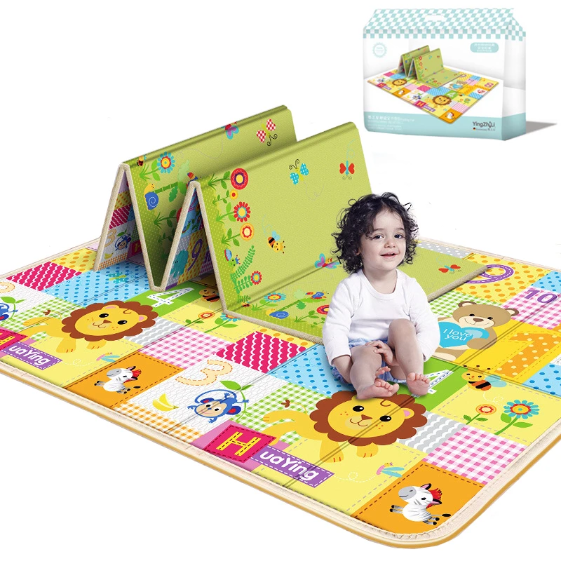 Foldable XPE Kids Rug Foldable Cartoon Baby Play Mat Toys For Children Mat Playmat Puzzle Carpets in The Nursery Play Game Mats kids rug developing mat epe foam baby play mat toys for children mat playmat puzzles carpets in the nursery play 4