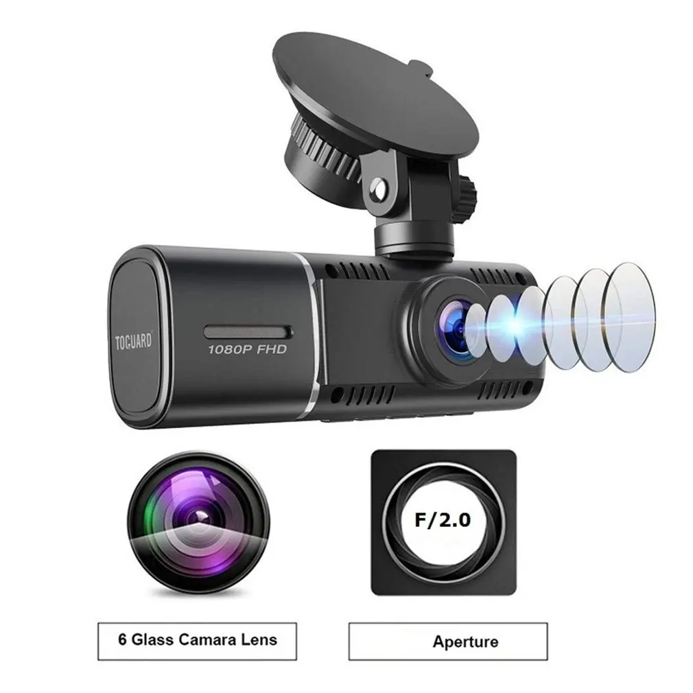 2021 Новый Двойной объектив Автомобильный видеорегистратор регистратор Dvr записи