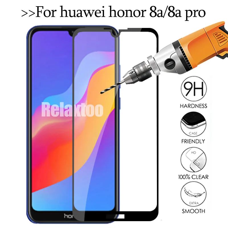 На honor 8A 3D стекло для huawei honor 8a защитное стекло honor 8a pro honer 8 a a8 JAT-L41 JAT-LX1 6,09 ''Защитная закаленная пленка