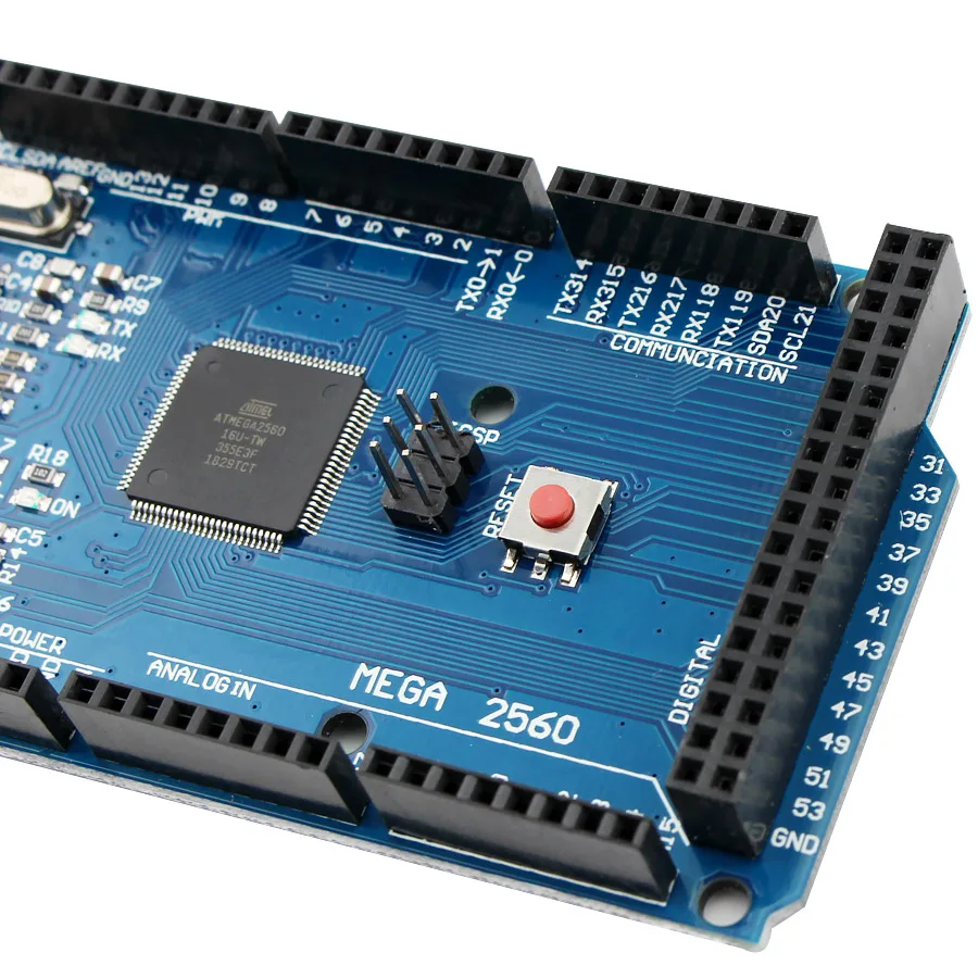 MEGA2560 Mega 2560 R3 REV3 ATmega2560-16AU CH340G AVR плата на usb-кабеле совместима с arduino Mega 2560 R3 макетная плата