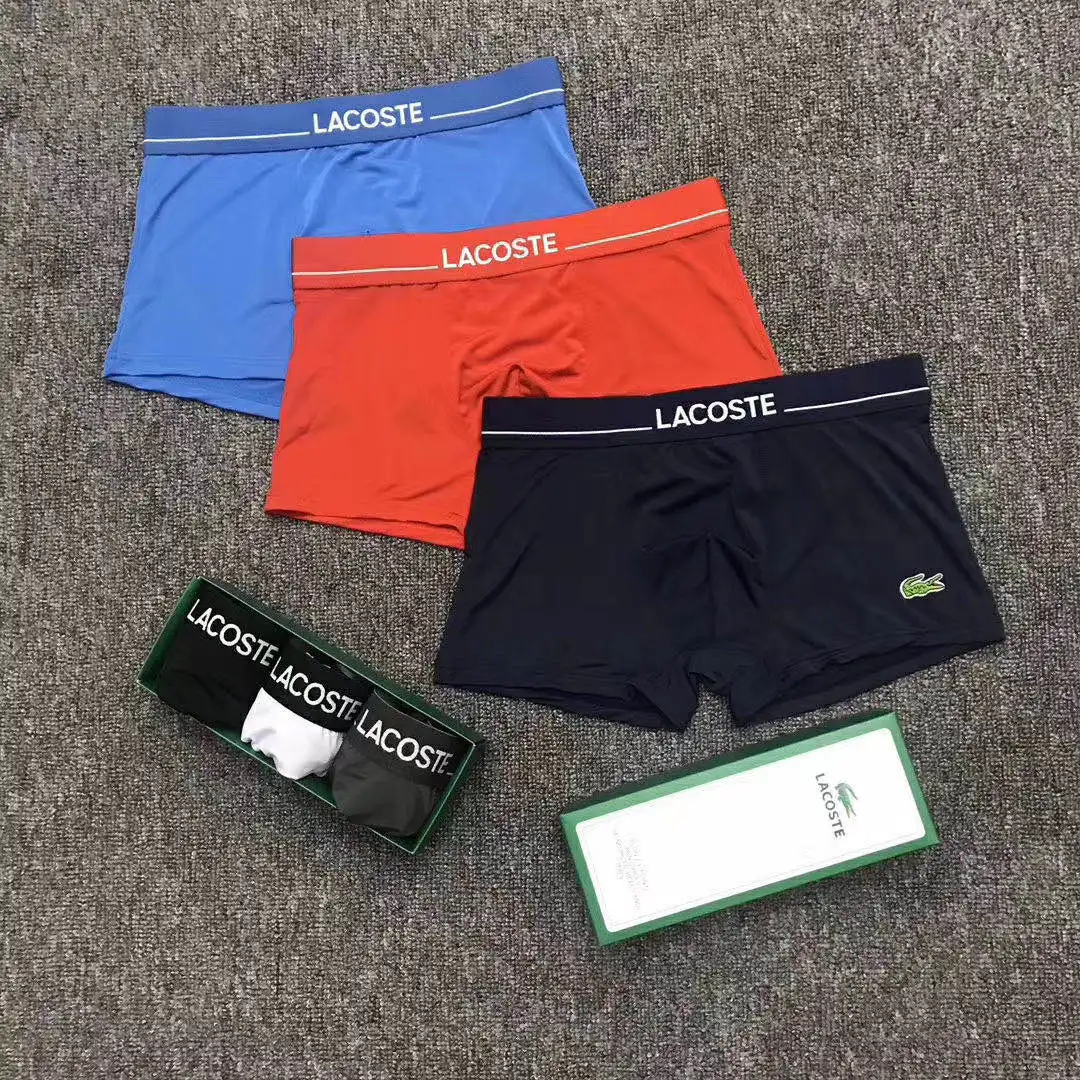 

men's casual plain color loose-fitting boxer briefs are comfortable, individually packaged and hygienic for men