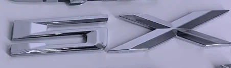 1 шт., 10 шт., 100 шт., АБС-пластик, наклейки на багажник, эмблема, значок, наклейка, авто стиль, аксессуары - Цвет: 5X