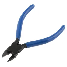 Синее диагональное вальцевание кабеля проволока боковая резка кусачки плоскогубцы Ювелирный инструмент Новое хорошее качество прочный цена