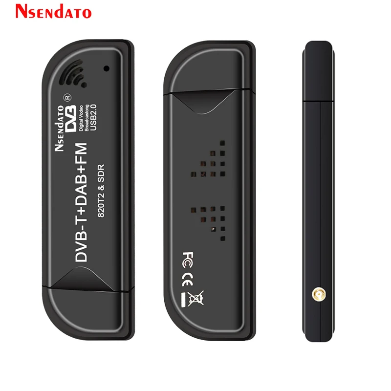 Sintonizador de tv Remoto com Antena Digital Rádio Dvb-t Rtl2832u r8 20t2 Rtl Sdr Dongle Usb tv Hdtv Receptor ir Usb2.0 Dab fm - Image 5