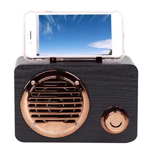 Портативный ретро беспроводной Bluetooth радио динамик наружное украшение для путешествия домашний коротковолновый декоративный динамик ретро