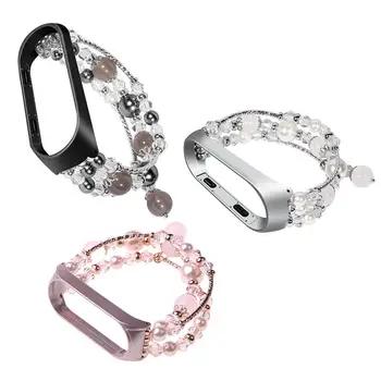 

Fashion Women Bracelet Decorative Jewelry Replacement Sports Watch Strap Band Wristband for Xiaomi Mi Band 4 Accessories