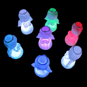

Colorful Gradient LED Angel Bed Wall Lamp Night Light Home Illumination Decor*