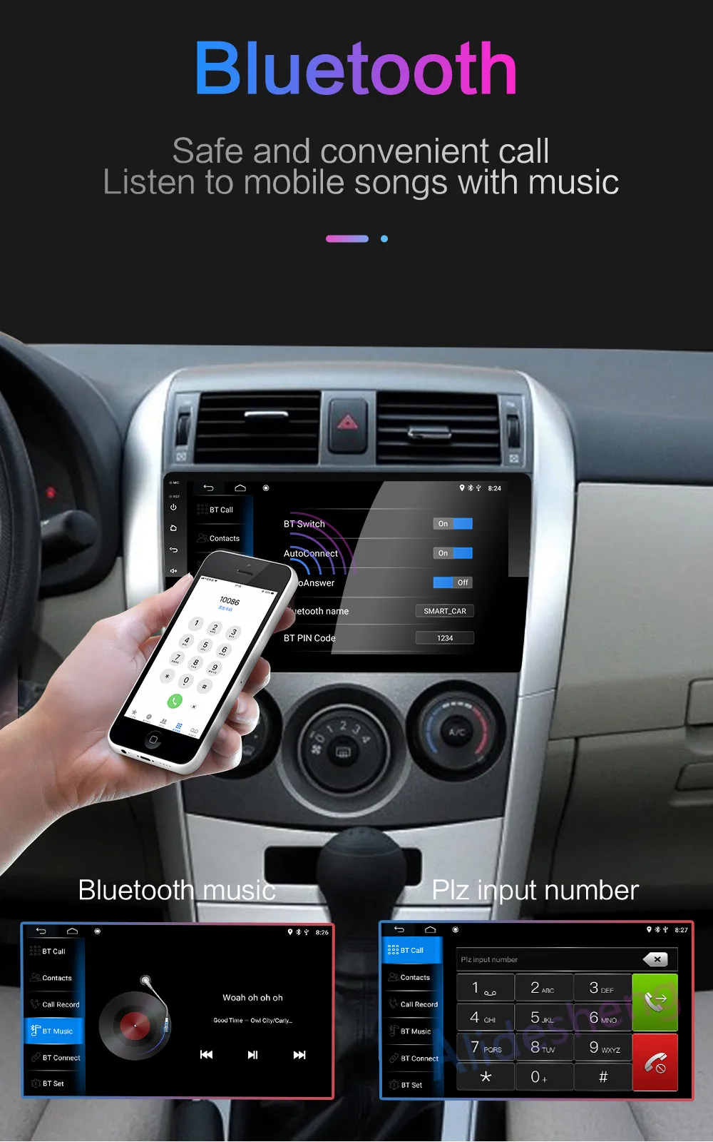 2G Оперативная память Android 9,0 Автомобильный мультимедийный dvd-плеер для Защитные чехлы для сидений, сшитые специально для Toyota Corolla E140 150 2006 2007-2009 2010 2011 2012 автомобиль радио gps навигации