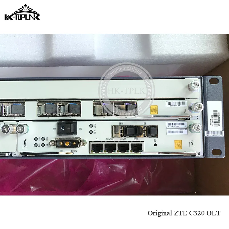 10GE AC+ DC power GPON OLT C320 zte OLT SMXA/3 карты* 1 шт с 1* коляска 8 портов GTGO GPON C+ плата AC+ DC источник питания