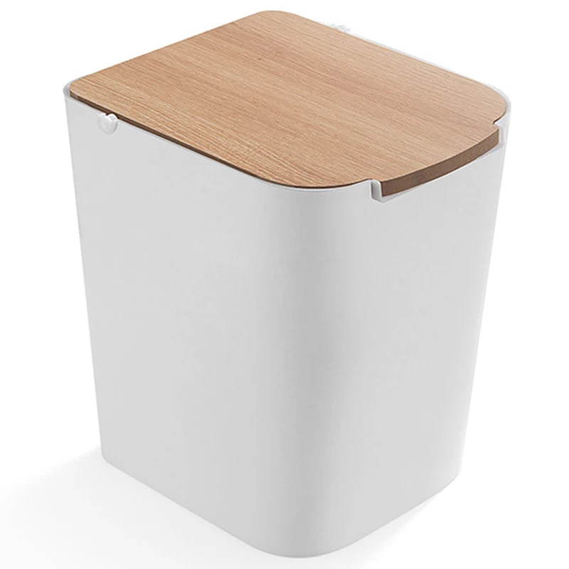 Trash Can Waste Bin Eco-Friendly Dustbin Plastic Trash Can Household Trash Bin Bathroom Toilet Waste Bin Garbage Bucket