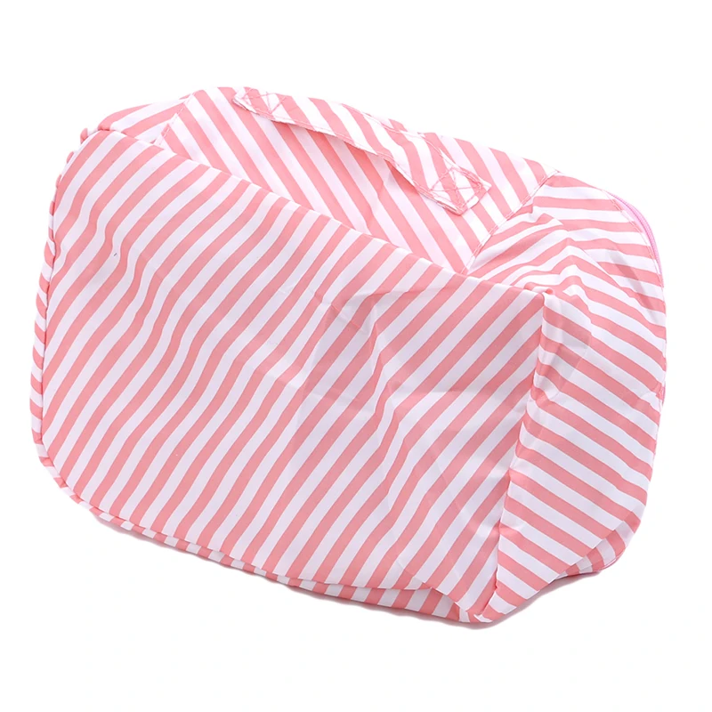 Powder stripe 6 шт./компл. мульти Размеры сумки для путешествий, сумка для хранения для одежды опрятный Чемодан чемодан чехол бюстгальтер Косметика нижнего белья, мешок для обуви - Цвет: Powder stripe