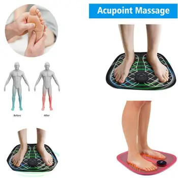 

EMS Electric Foot Massage Pad Feet Acupuncture Stimulator Massage Cushion Machine Tool Usb Foot Feet Muscle Care E1T2