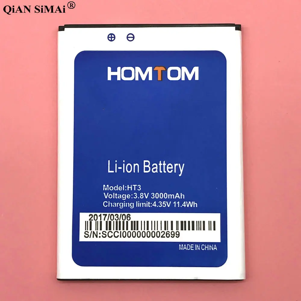 Новый резервный аккумулятор HT3 для Homtom 3 8 в 3000 мА · ч сменный мобильный телефон