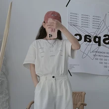 Aliexpress - Women’s CT Summer Clothing New Short Sleeve T-shirt Bottoming Shirt Couple Wear Men’s and Women’s Letter Printing