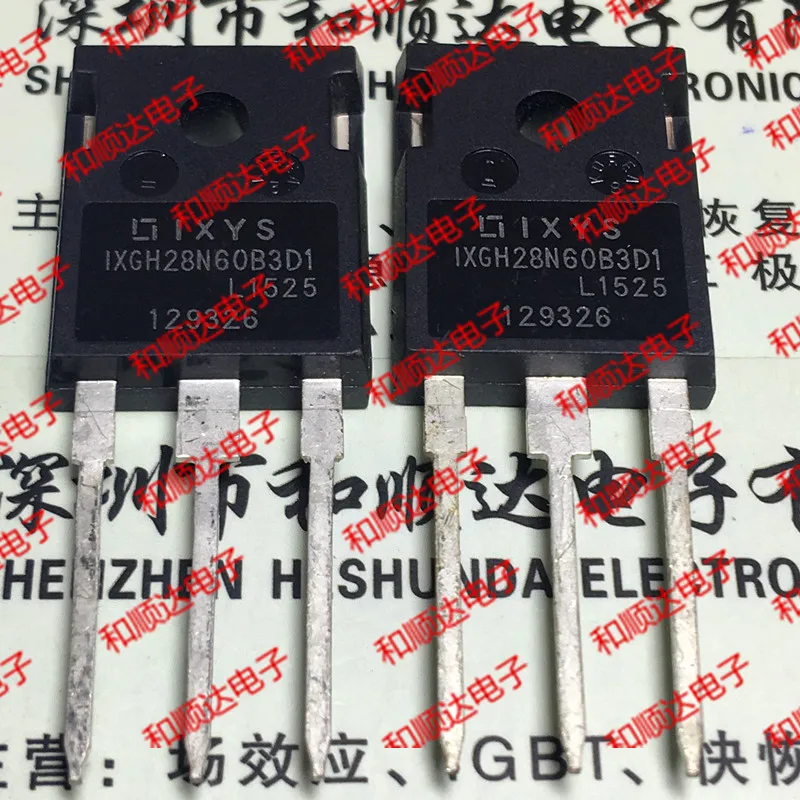 2 шт./IXGH28N60B3D1-247 600V 28A TO247