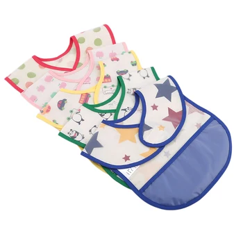 

Baby EVA Waterproof Lunch Bib Cartoon Fruit Print Baby Feeding Snoring Cloth Bib Apron A Variety Of Cute Styles To Choose From