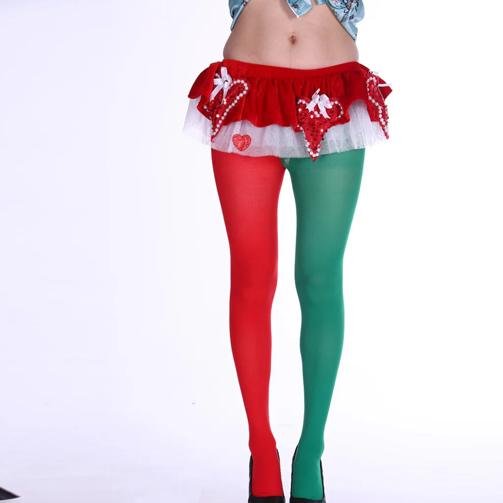 Women Sexy Sheer Lace Christmas Stockings Tights Thigh High Stockings Pantyhose Performance Show Yarns High Quality Stockings