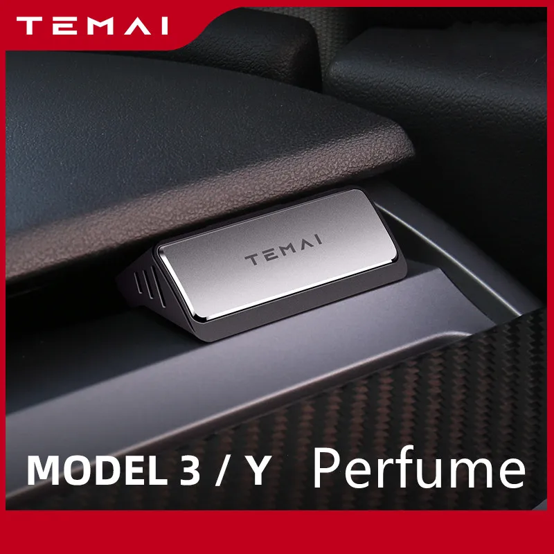 

TEMAI for Tesla Model 3Y Aromatherapy Vehicle Perfume Natural Fragrance Accessories Interior Decoration Tesla Accessories