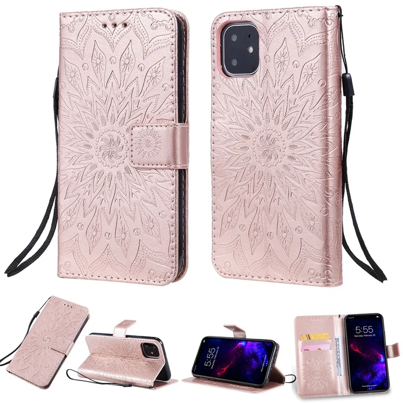 xiaomi leather case color 3D Wallet Flip Sunflower Leather Case For Xiaomi Mi 10 9 8 9T Lite Redmi Note 6 7 8 8T Pro 8A Book Soft TPU Phone Cover Fundas best phone cases for xiaomi