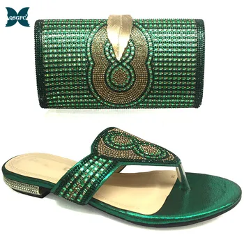 

New Arrival Italian design Shoe and Bag Set for Party In Women Women Shoe and Bags To Match Set Shoes Woman Low Heel Party Pumps