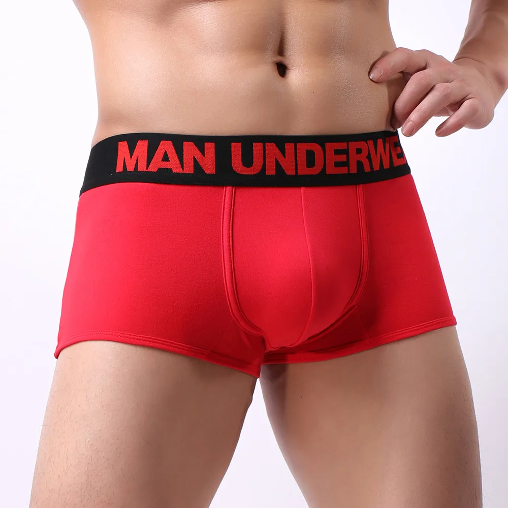 Men's Soft Underpants Letter printing Comfortable Elastic Knickers Shorts Sexy Underwear Classic Quick Dry Boxers Shorts