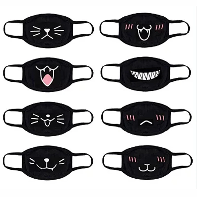 

Cartoon Variety Cotton Masks Kids Face Mask Festive Party Respirator Cute Cat Mask Camouflage Anti Dust Dustproof Mouth Muffle