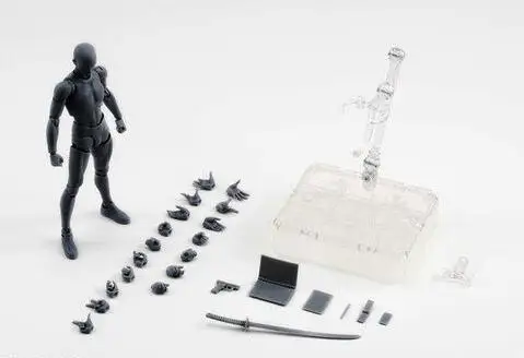 Корпус в коробке KUN/BODY CHAN BODY-chan body-kun серый/оранжевый/черный цвет Ver. ПВХ фигурка Коллекционная модель игрушки