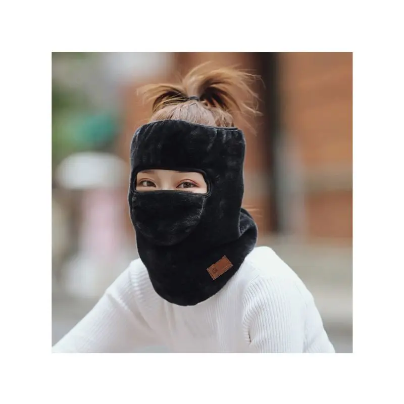 Men Women Winter Outdoor Neck Warm Face Mask Quick Dry Windproof Protection Fleece Hat Skiing Cap Cycling Sports Masks X5XC