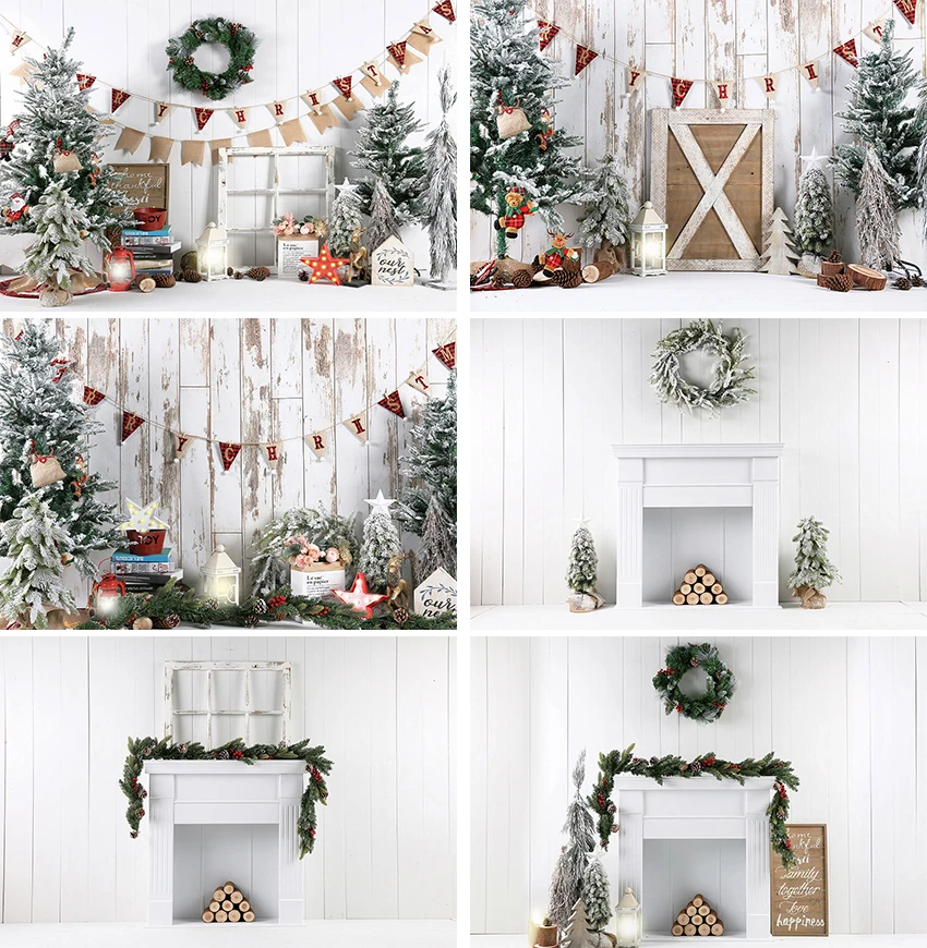 

Photography Backdrop Christmas Trees Xmas Decorations Photo Background Newborns Child Studio Family Photocalls Props