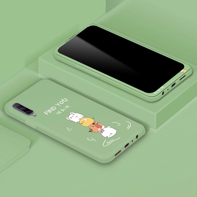 Закаленное стекло+ милые Мультяшные фотографии Мягкий ТПУ чехол для huawei Y9 Prime P10 P10Plus honor 9 Lite 7C чехол - Цвет: Pattern 15