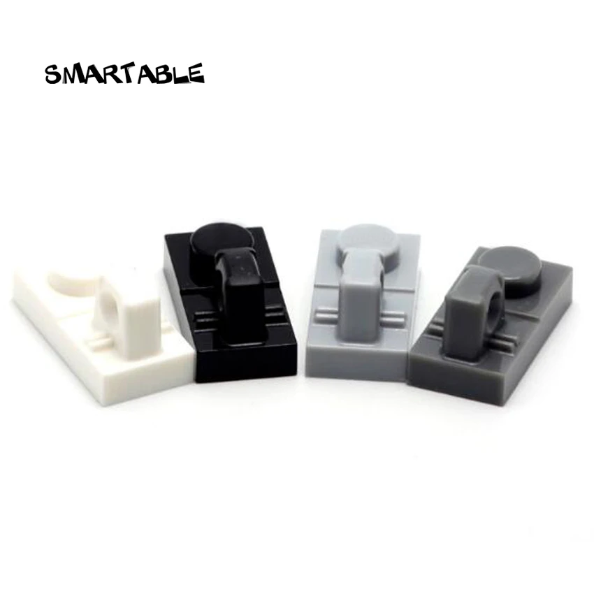 

Smartable Hinge Plate 1x2 Locking with 1 Finger Top Building Blocks MOC Parts Brick Toys For Kid Compatible 30383 100pcs/lot
