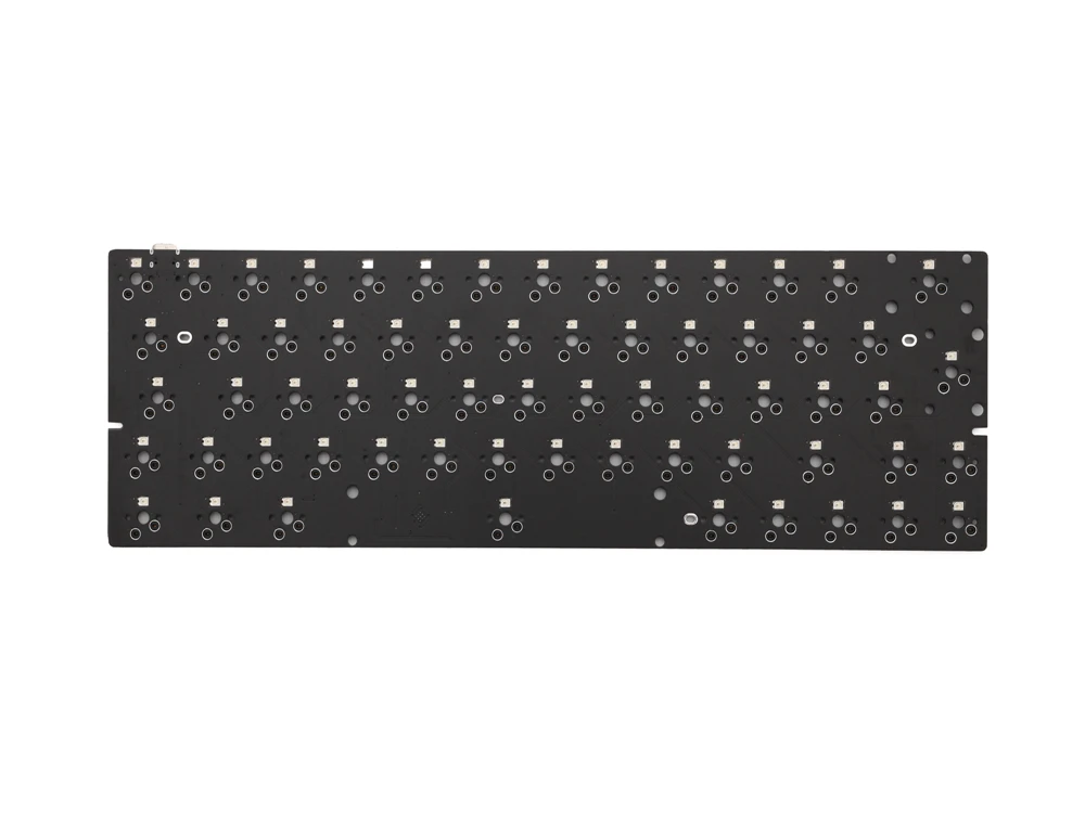 Underglow tipo c Rgb 60% Gh60 Swappable Quente Personalizado Teclado Mecânico Pcb Programado Qmk Firmware Bm60rgb Bm60 Iso uk ue - Imagem 2