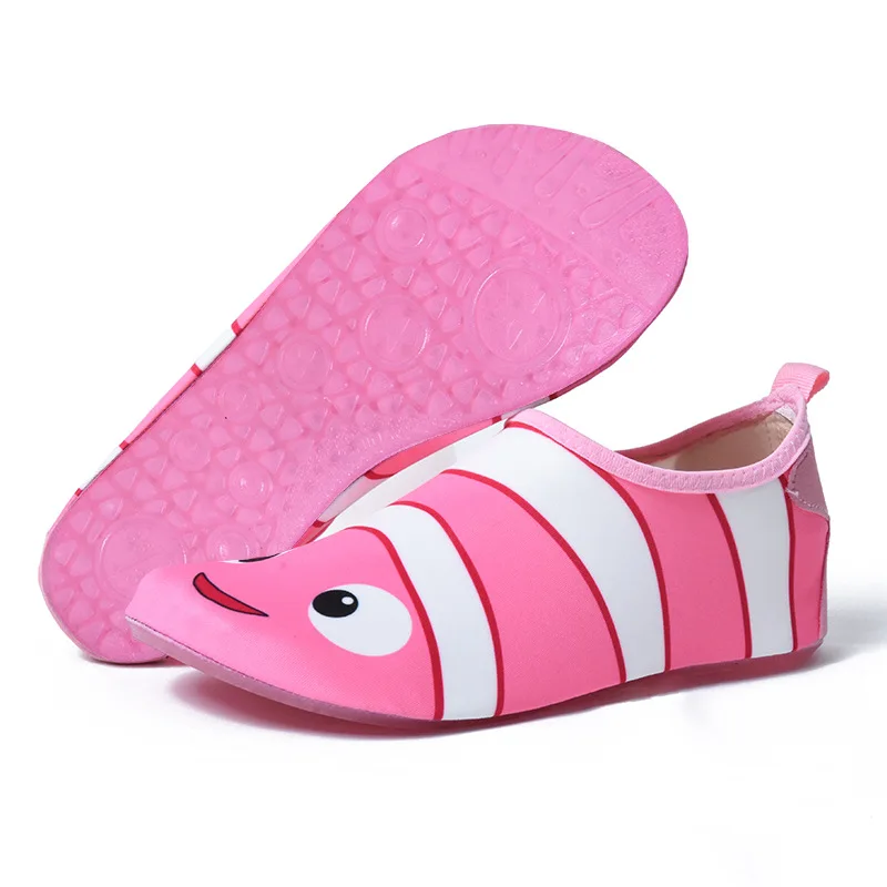 Child Quick Dry Beach Shoes Kids Slipper Water Shoes Footwear Boy Girl Barefoot Aqua Socks For Beach Pool Child girls leather shoes