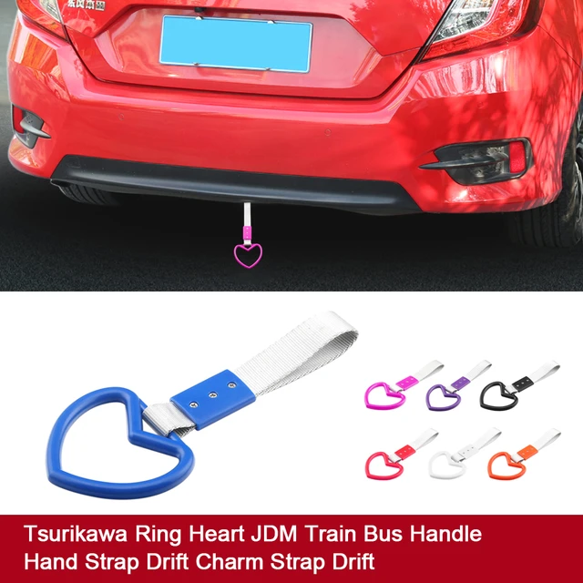 Car Styling Tsurikawa Ring Heart JDM Train Bus Handle Hand Strap Drift  Charm Strap Drift 7 colors - AliExpress