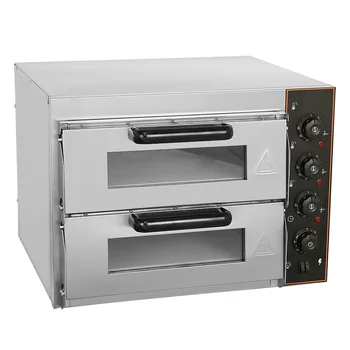 

Electric pizza machine single-layer double-baked pizza oven Commercial egg tart chicken wing pizza oven.
