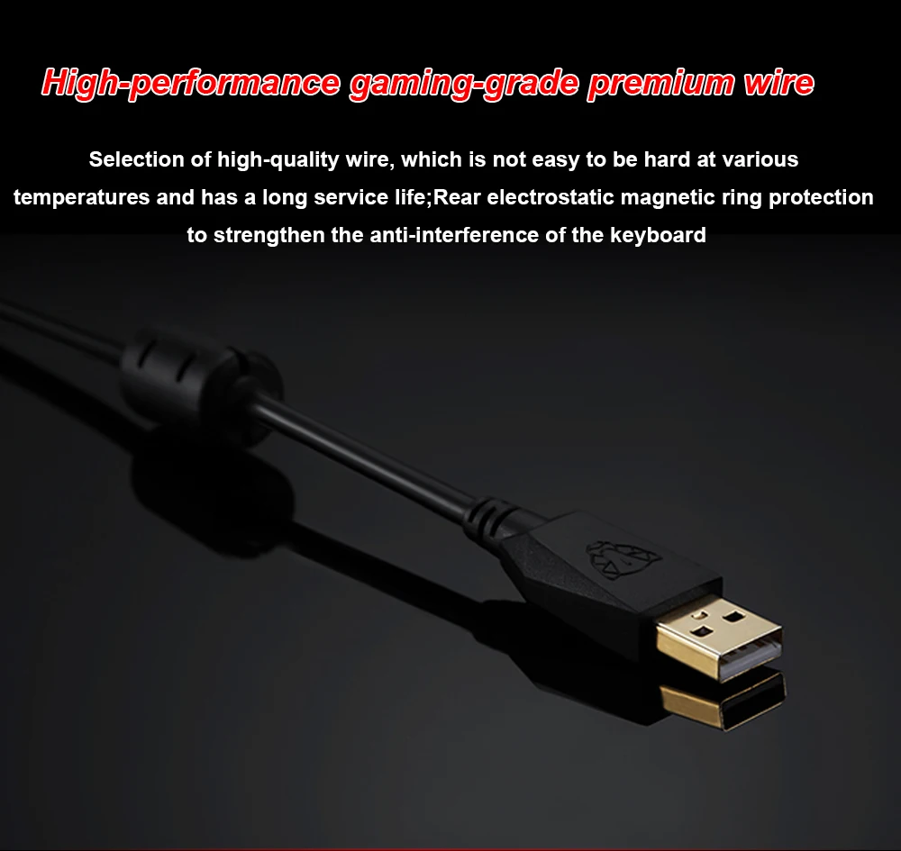ck101 87 chave usb com fio rgb