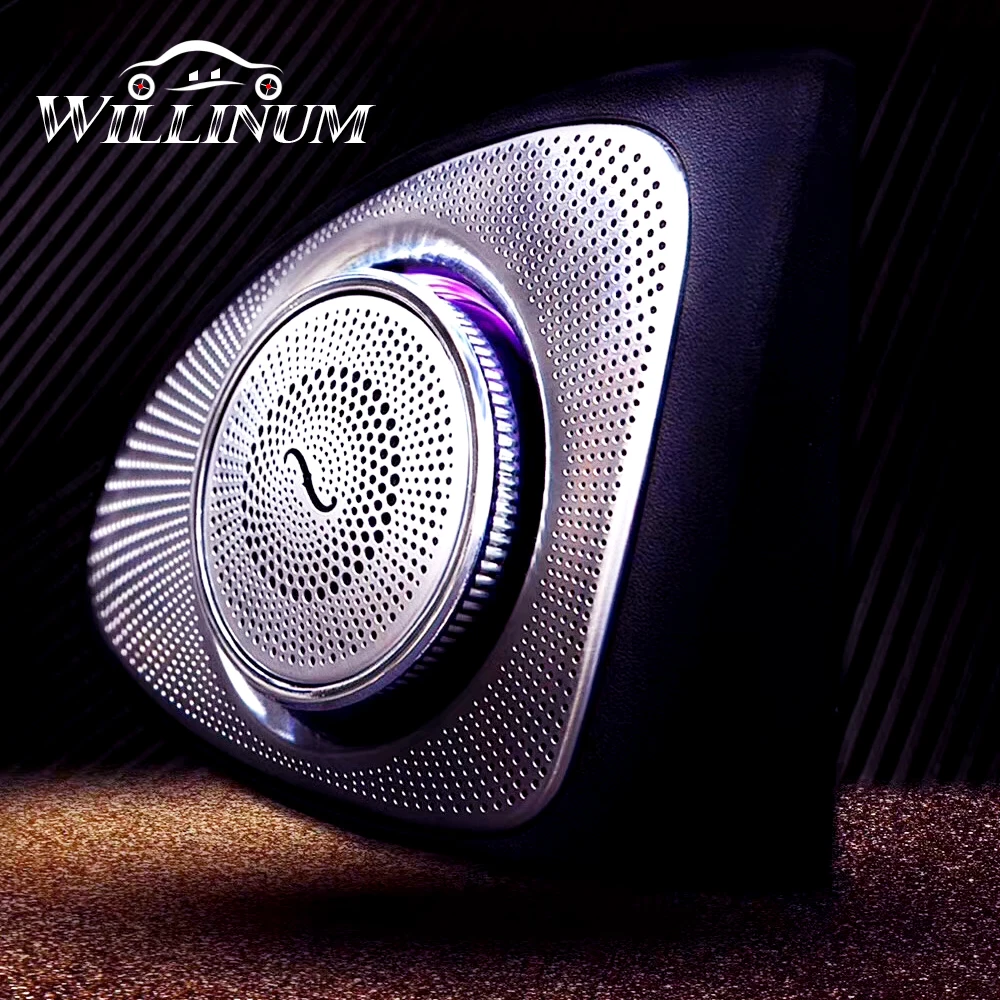 64色車3d回転ツイーターとメルセデスベンツのためのw213 Eクラス高音スピーカーledオーディオトランペットとアンビエントライト Multi Tone Claxon Horns Aliexpress