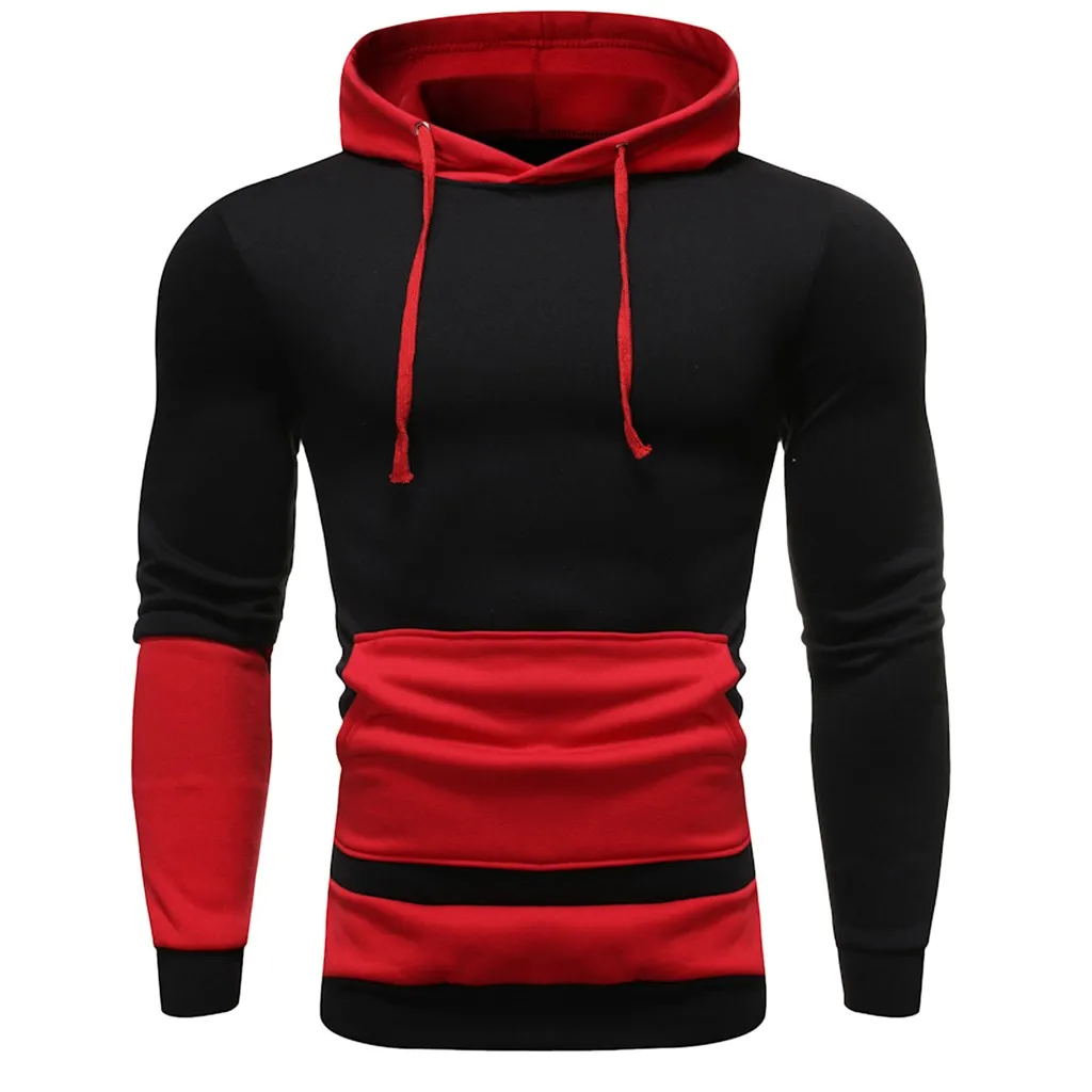 Vete для мужчин t femme мужские толстовки осень зима длинный рукав с капюшоном Slim Fit мужской свитер с капюшоном верхняя одежда с рисунком Топы Блузка