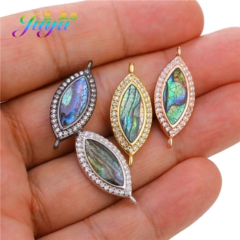 

Juya DIY Fashion Jewelry Components 10 Styles Greek Eye/ Evil Eye /Turkish Eye Charms Connector Accessories For Bracelets Making