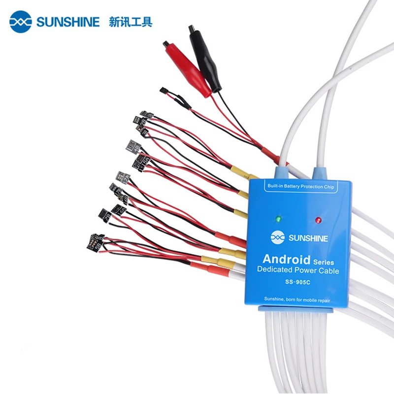 

SS-905C Android One Button Boot Control line for Huawei Xiaomi Samsung Meizu OnePlus OPPO Anti-Burn Test Cable Power Supply Line